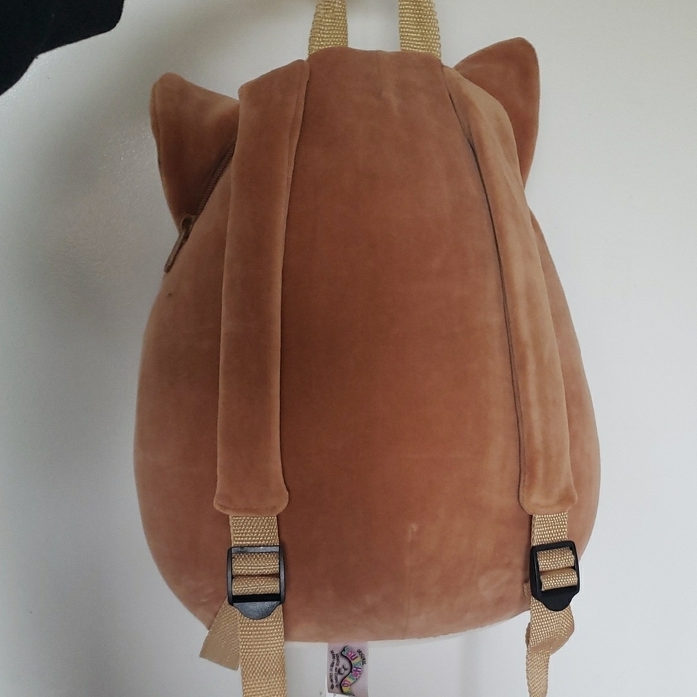 Squishmallows Adorable Corgi Plush With Boba Bubble Tea Backpack NWT - Picture 5 of 5